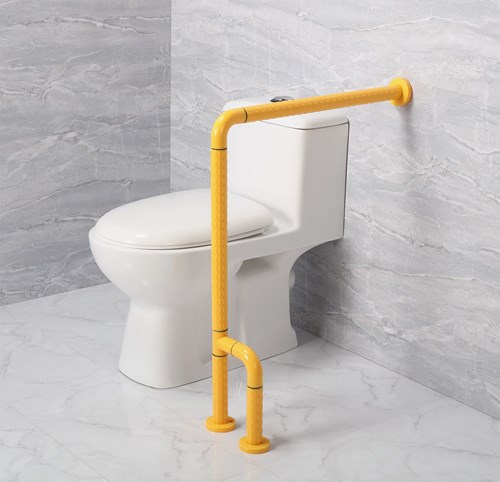 衛(wèi)生間扶手-黃色老人安全扶手桿無障礙扶手輔助起立坐便器扶手 衛(wèi)生間扶手-黃色老人安全扶手桿無障礙扶手輔助起立坐便器扶手